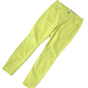 CABI COLORED PANT CURVY SKINNY STYLE STRETCH WOMENS